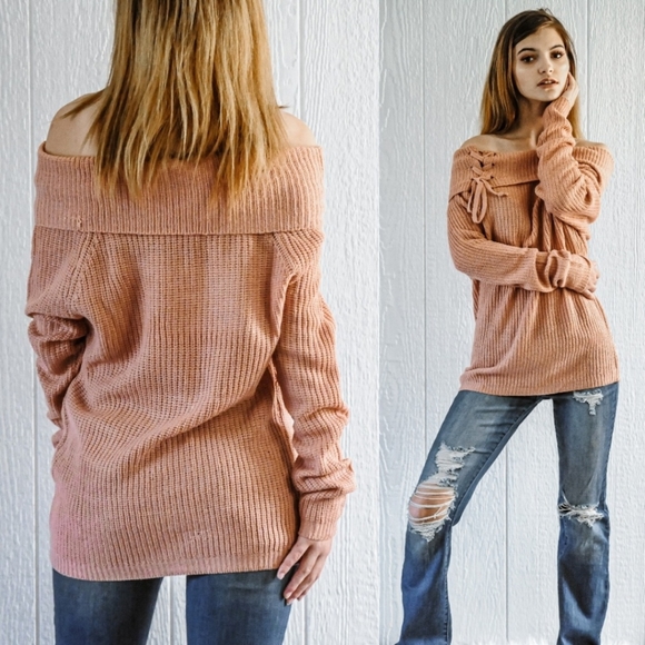 HP Off Shoulder Sweater - Picture 5 of 7